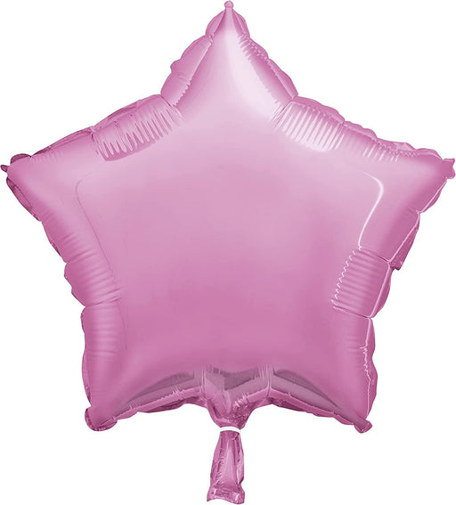 Unique Party Foil Balloon 18'' Solid Star Light Pink Foil