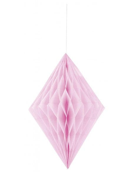 Unique Party Hanging Honeycomb Pink Diamond