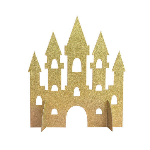 Unquie Party Centrepiece Gold Glitter Princess Castle Centerpiece