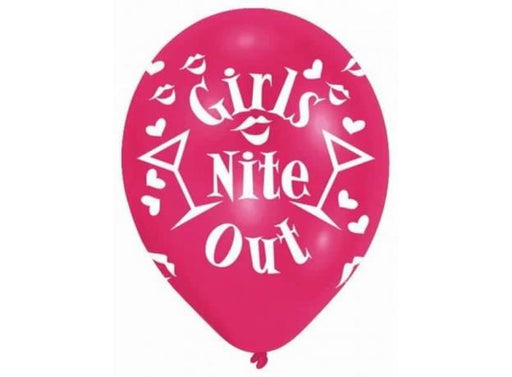 Girls Night Out Latex Balloons 6pk