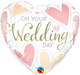 18'' Heart On Your Wedding Day Foil Balloon