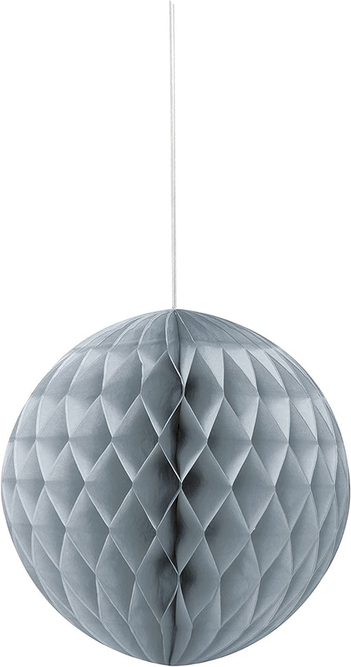 Silver Paper Honeycomb Ball Decoration