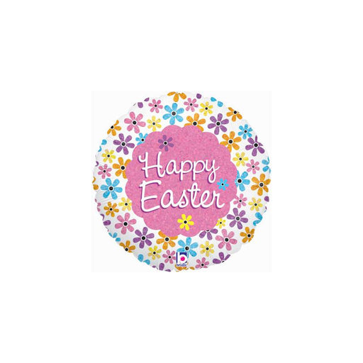 18'' Easter Spring Petals Holographic Foil Balloon