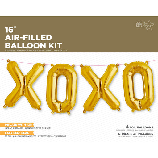 16'' Gold Xoxo Air Fill