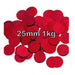 Metallic Red Round Confetti 25Mm X 1Kg