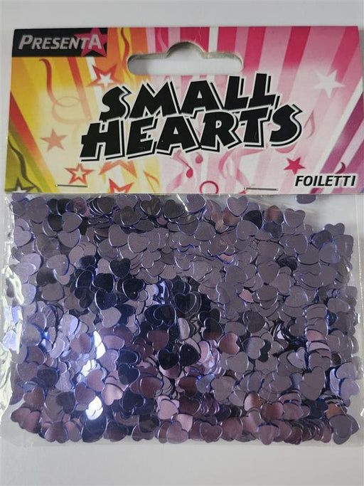 Small Purple Hearts Confetti 14g