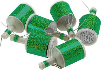 Green Holographic Poppers 20pk