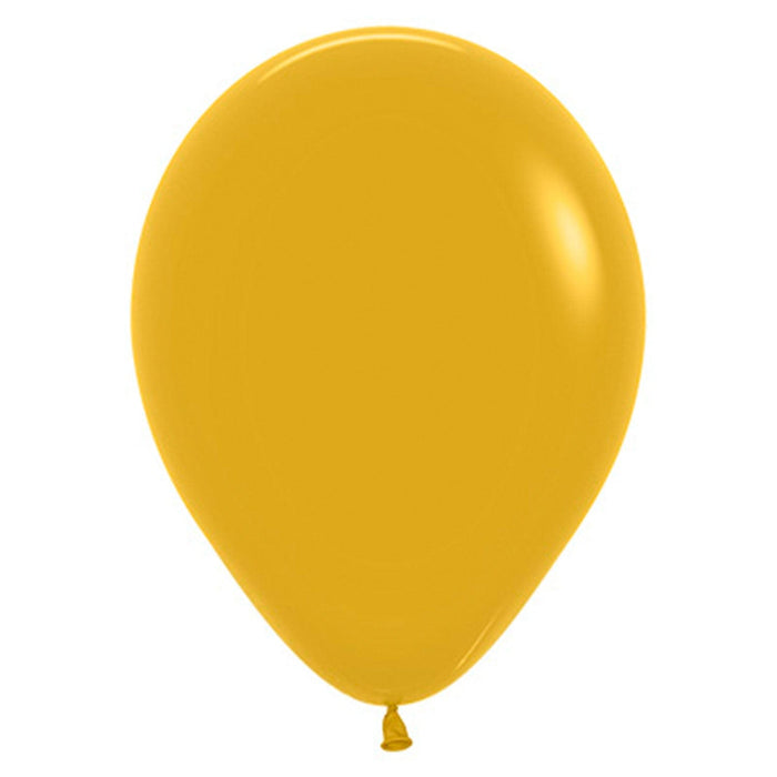 Sempertex Latex Balloons 5 Inch (100pk) Fashion Mustard Balloons