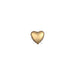 18'' Heart Satin Gold Sateen Plain Foil