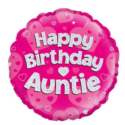 18'' Foil Happy Birthday Auntie