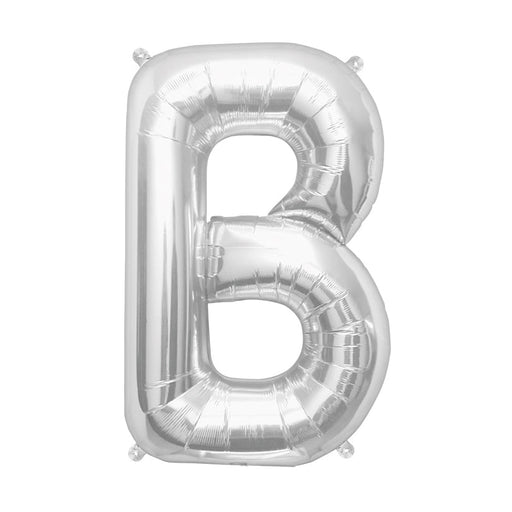 16'' Foil Letter B - Silver Packaged Air Fill