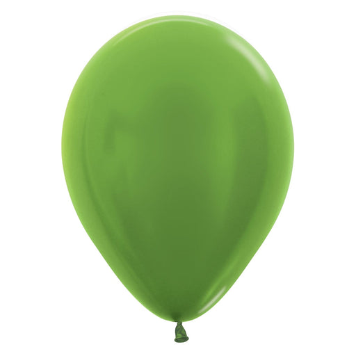 Sempertex Latex Balloons 12 Inch (50pk) Metallic Lime Green Balloons