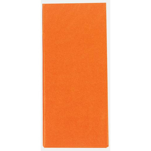 Papier de soie orange, 5 feuilles par paquet