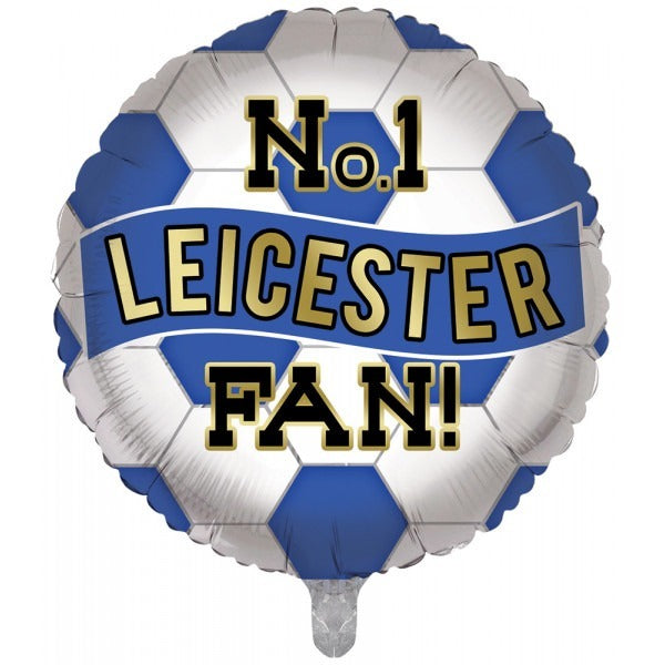 No 1 Leicester Fan Birthday 18 Inch Foil Balloon