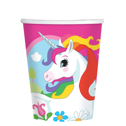 Unicorn Party Cups 8pk