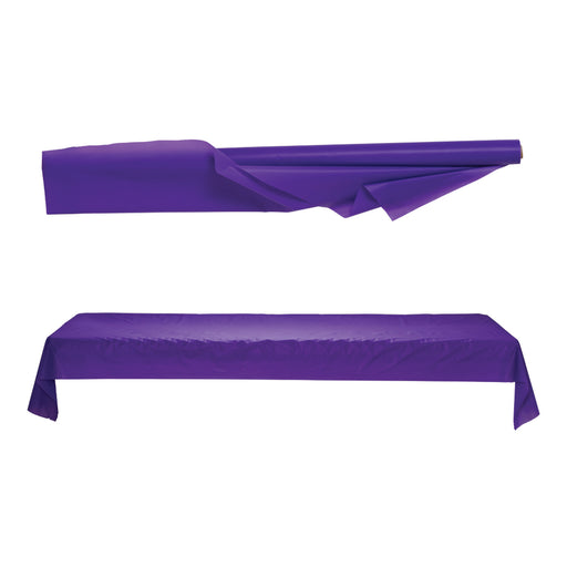 New Purple Plastic Table Rolls 1m x 30.5m - 1 Roll