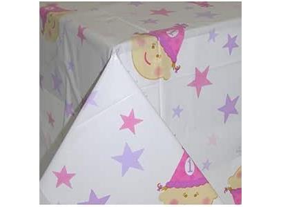 1st Birthday Girl Table Cover