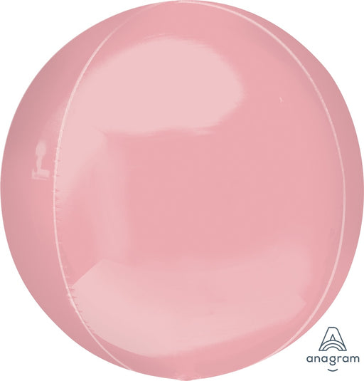 15'' Foil Orbz Pastel Pink 3pk