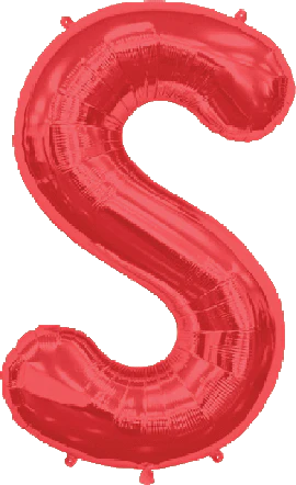 34'' Letter S - Red 