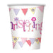 Pink Christening Cups 9oz (8pk)