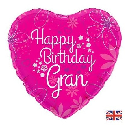 18'' Foil Happy Birthday Gran