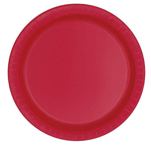 Red Paper Party Plates 8pk