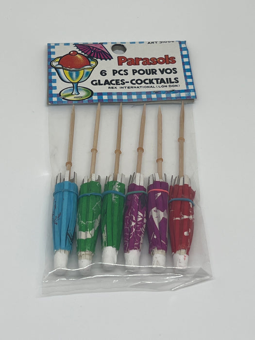 Cocktail Umbrellas 6pk