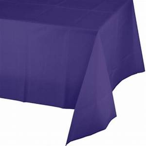 Purple Plastic Tablecover