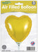 Gold Heart (9 Inch) Packaged 5pk