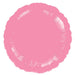 18 Inch Round Foil Metallic Pink Plain Foil (Flat)