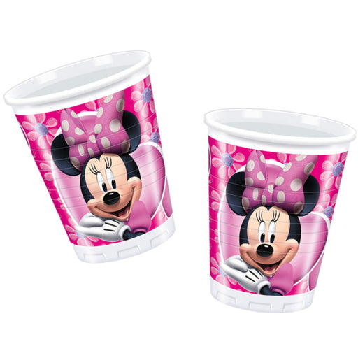 Cup Plastic Minnie Mouse 8pk