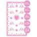 Pink Elephant Cake Topper Kit With Stickers 26.5 X 15.5Cm