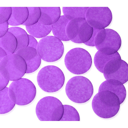 Purple Circular Paper Balloon Confetti 250G