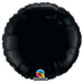 4'' Round Onyx Black Plain Foil