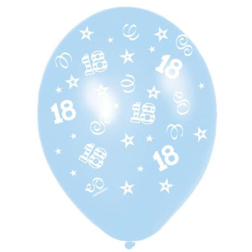 Balloon 11''/27.5Cm Bday 18-Icy Blue