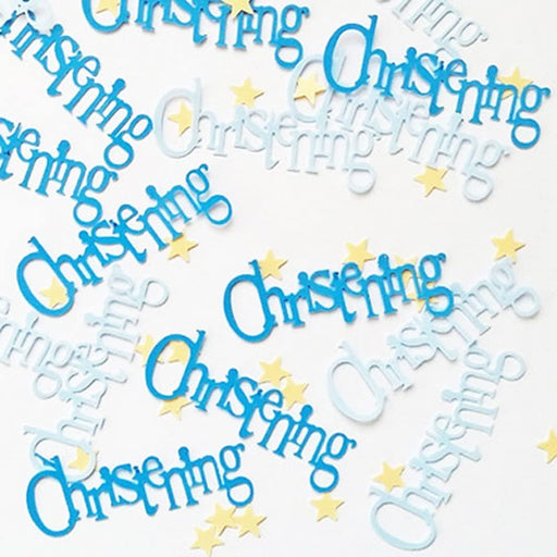 Blue Christening Confetti