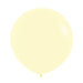 HouseParti Wholesalers 36 Inch (2pk) Pastel Matte Yellow Balloons