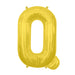 34'' Super Shape Foil Letter Q - Gold