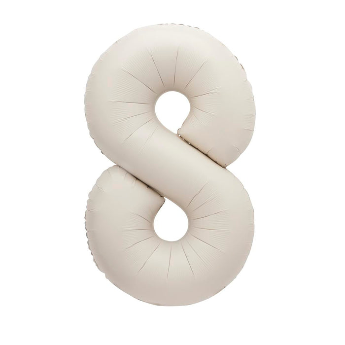 34" Nude Number 8 Foil Balloon