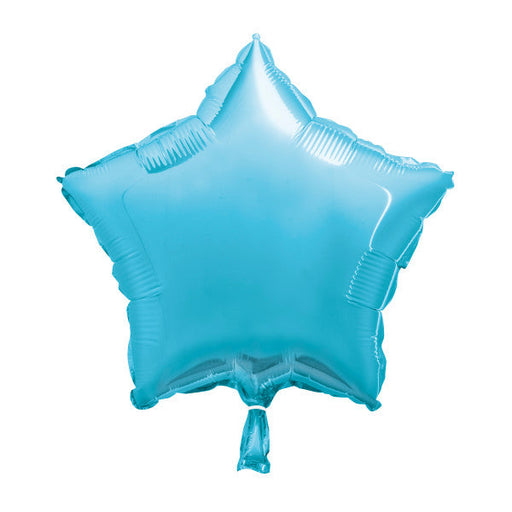 18''Baby Blue Star Foil Balloon