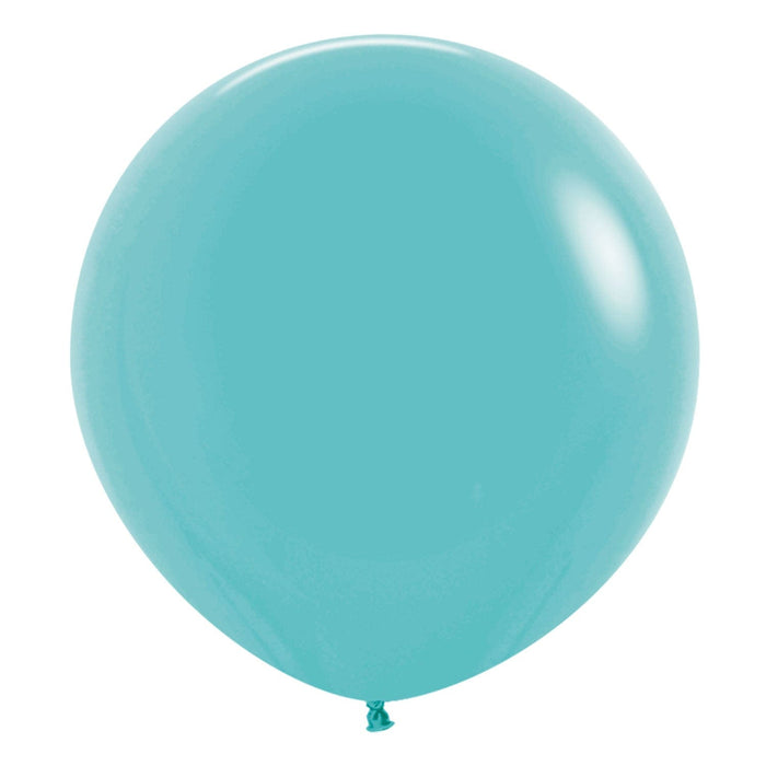 Sempertex Latex Balloons 24 Inch (3pk) Fashion Caribbean Blue Balloons
