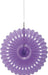 Light Purple Paper Fan Decoration