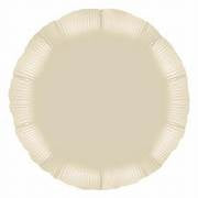 18'' Ivory Round Foil