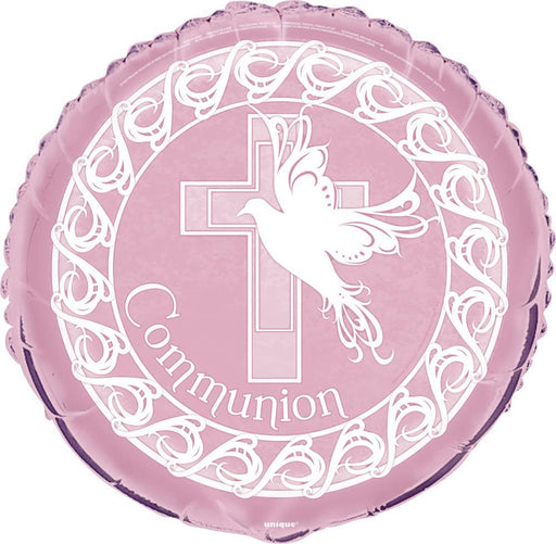 18" Pink Dove Communion