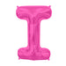 34'' Super Shape Foil Letter I - Magenta