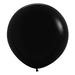 Sempertex Latex Balloons 24 Inch (3pk) Fashion Black Balloons