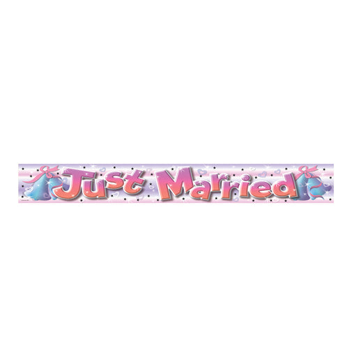 Banner Foil Just Married