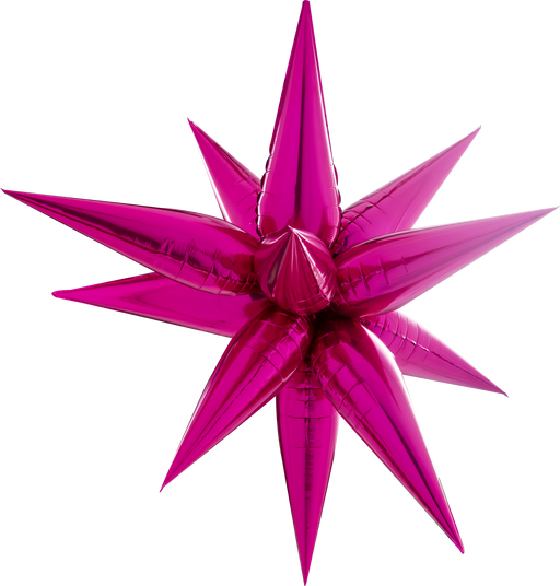 26" Magenta Exploding Star