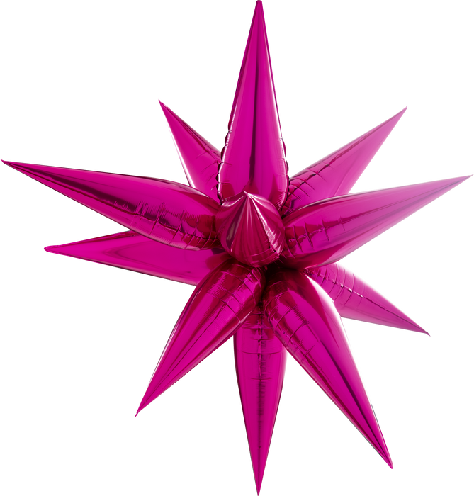 26" Magenta Exploding Star