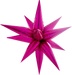 26" Magenta Exploding Star